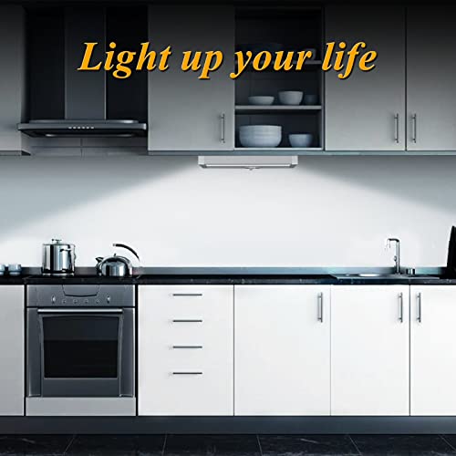 Okitop Under Cabinet Lighting Hardwired Or Plug In Kitchen Lights Under Cabinet Tunable White 3000K-5000K Selectable Brightness 8'' 5W 350Lm Cri>90 Linkable Quick Installation Etl Energy Star #TOP3