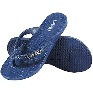 LAVAU womens Lavau001Flip-Flop 8 Blue