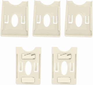 Dioche 5 Pcs IC Card Holder Windshield Card Display Card for Community Personnel Vehicle Management (with Sticker)