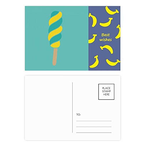 Jeu de cartes postales spirale ice de qualité supérieure pour remerciements élégants