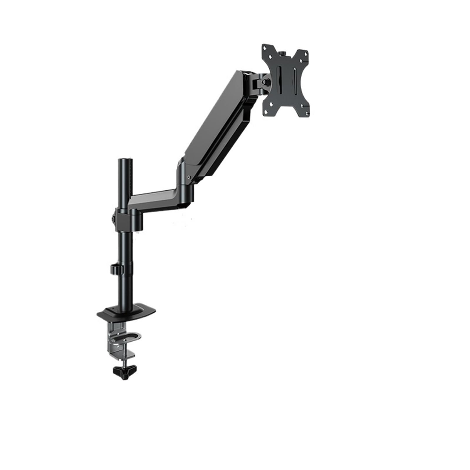 Support de moniteur 24 27 pouces noir avec base de bureau stable