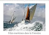  Fêtes maritimes dans le Finistère (Calendrier mural 2020 DIN A3 horizontal): Voile traditionnelle et vieux gréements (Calendrier mensuel, 14 Pages )