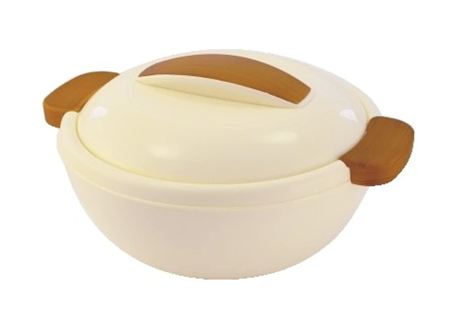 Enjoy,Thermal Carrier,White With Wood Effect Handle,2.4L,852604.11,Keeps The Food Warm Minimum 3H,Lightweight,Easy To Carry,Easy To Clean,Suitable For Picnic,Jorny And Office.