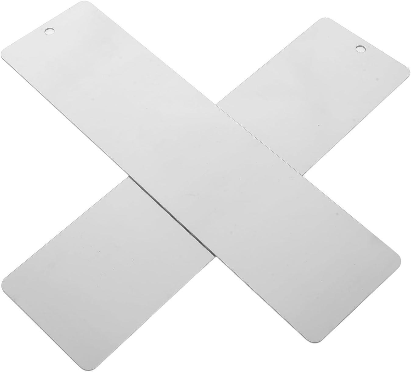 NUOBESTY 2pcs Stainless Steel Ski Waxing Scraper for Snowboard and Skate Board, Sturdy and Efficient Wax Remover with Surface Protection, for Snowboard Tuning Equipment and Winter Sports