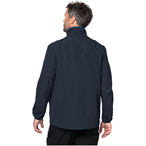 Jack Wolfskin Jaqueta masculina Crestview azul noturna, GG
