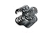Produktbild Alessi BM03 B Barkcellar Flaschenregal - Stahl, epoxidharzlackiert, schwarz.