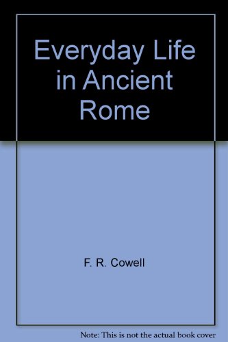 Everyday Life in Ancient Rome B0012OL61A Book Cover