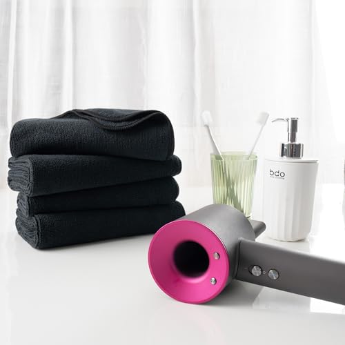New Microfiber Hair Drying Salon Towels, 16 x 29 inches, 4 Pack, Quick Dry, Lint Free - Image 5