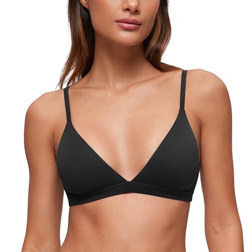 CRZ YOGA Softhold Double Lined Triangle Bralette - Womens