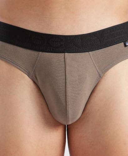 Image of Jockey US59 Men Super Combed Cotton Elastane Stretch Solid Brief
