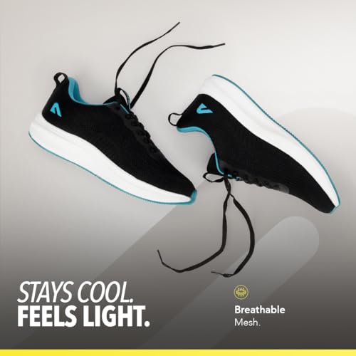 Image of Boldfit Walking Shoes for Women, Breathable Mesh Upper Cushioned Insole & Durable Sole Lightweight, Slip-Resistant Running Shoe for Daily Use Walking Shoes for Woman