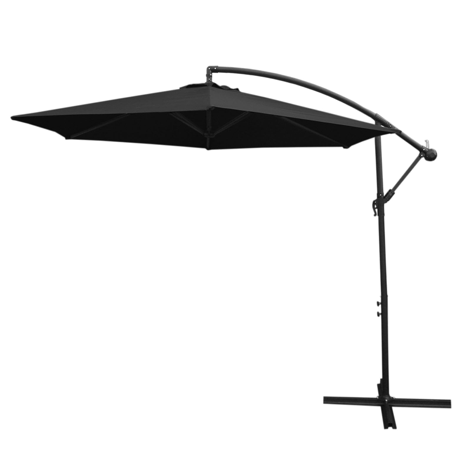 MonsterShop 3M Cantilever Garden Parasol Hanging Umbrella from B&Q
