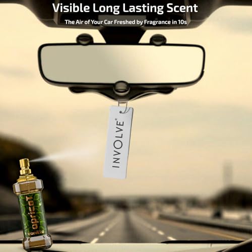 Image of Involve Your Senses Rainforest Apricot Vanilla Scent Perfume - IRF04-30 ml | Rich Fragrance Spray Car Air Freshener | Car fresheners | Car accessories interior| Long lasting fregrance | Car perfume