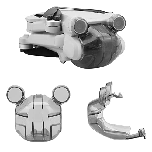 LIAMERHE Capuchon d'objectif pour DJI Mini 3 Pro Résistant Aux Rayures Couvercle d'objectif Compatible Bouchons d'objectif pour Mini 3 Pro Protecteur d'objectif d'appareil Drone Accessoires Cover