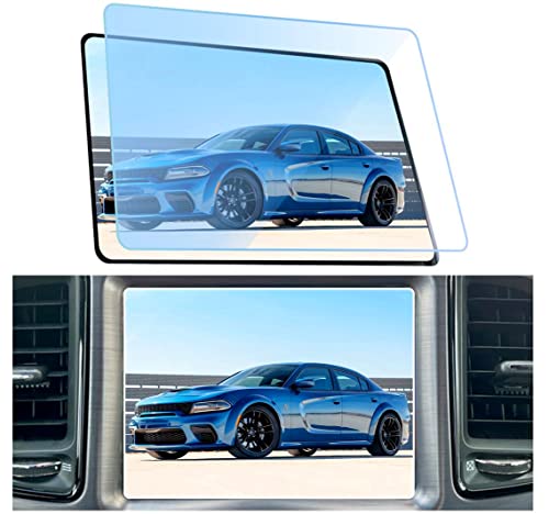 GFJNFG for 2011-2023 Dodge Charger Screen Protector 8.4 Inch Radio Display 2023 2022 2021 2020 Charger R/T GT SRT Hellcat Scat Pack Accessories HD Tempered Glass Anti Scratch Reduce Fingerprints