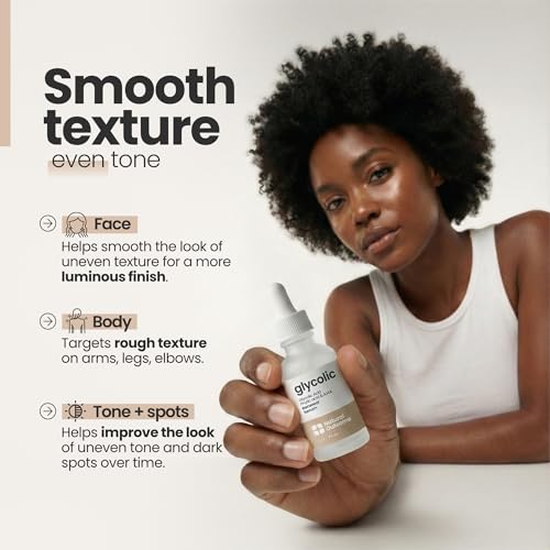 Natural Outcome Glycolic Acid/AHA 12% Renewal Serum | Anti-Aging Exfoliating Facial Serum | Increases Cell Turnover Leaving Behind Smoother Skin | Clarifies Acne and Rejuvenates Skin | 1 Oz