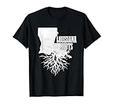 Vintage American Geographic design. Louisiana Roots Vintage USA America Lightweight, Classic fit, Double-needle sleeve and bottom hem
