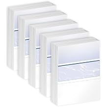 DocuGard Business Checks Not Customized, Blue Marble Middle, 24 Pound Stock, 8.5 x 11 Inches, 2500 Sheets 04509C
