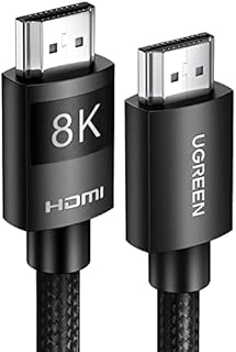 UGREEN 2.1 Kabel HDMI 8K 4K Nylon Obsługuje Dolby, HDR10+, eARC, 3D, kompatybilny z PS5, TV Box, HDMI Switch itp.(1M)