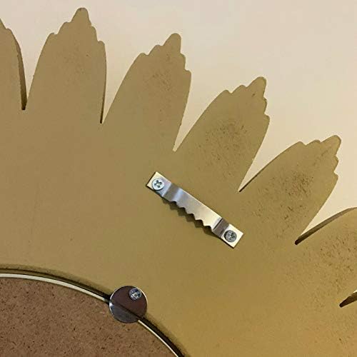 Darthome Ltd Vintage Gold Wood Frame Sunburst Home Decorative Round Glass Wall Mirror Large 40cm