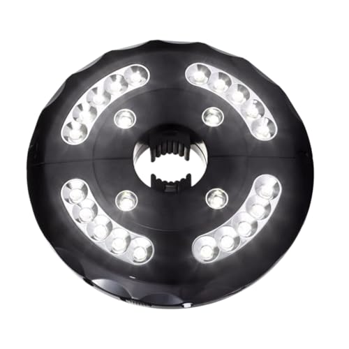 NUOBESTY Led Outdoor Camping Tent Lamp Emergency Light USB Rechargeable Umbrella Light for Patio Garden Without Battery
