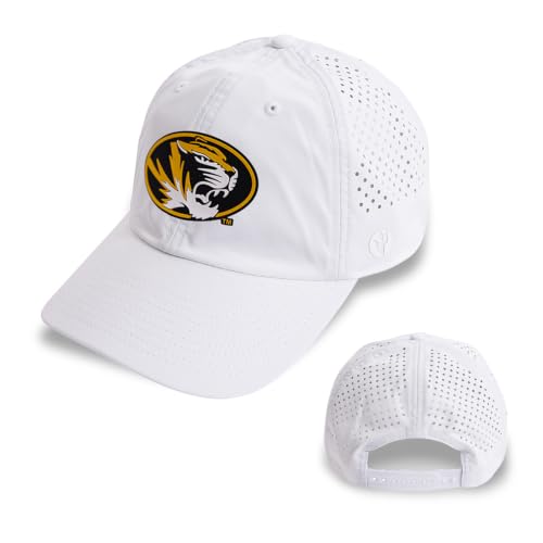 Desert Cactus University of Missouri BreezePro Baseball Hat (BP1-White)
