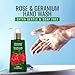 Morpheme Remedies Hand Wash Rose & Geranium, Anti Bacterial, 250ml - Soap Free Hand wash