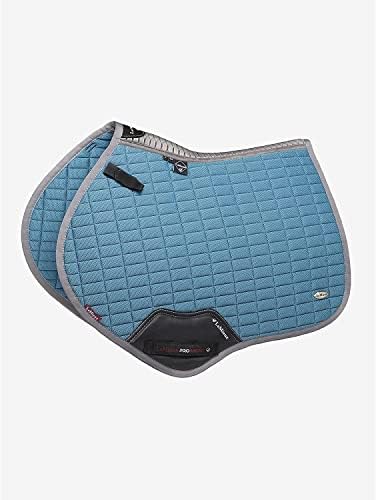 LeMieux Close Contact Self-Cool Square Saddle Pad - English Saddle Pads for Horses - Equestrian Riding Equipment and Accessories (Blue - Large)