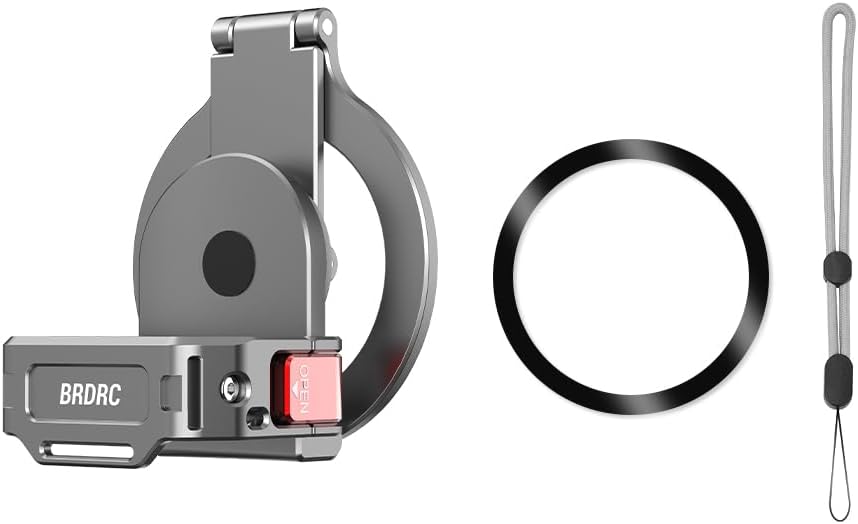 BTG Teleprompter Stand with Cold Shoe Mount for DJI Pocket 3 Accessories Phone Mount Holder