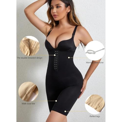 Image of Corset Shapewear for Women Tummy Tucker Belly Fat | High Waist Body Shaper with Hook & Eye Closure for Tummy Control | Shape Wear for Saree Bodycon Dress Waist Trainer