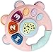 Bambino Musica Rattle proiezione Story Macchina Bambini di Suono Musica Leggera Multifunzionale Mano tremante Giocattolo (Color : Pink, Size : As Shown)