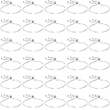 Junkin 30 Pieces Slider Bracelet 8.7 Inches Adjustable Bracelet with Rhinestones Ends Extender Chains for Jewelry Making Woman Girl(Silver)