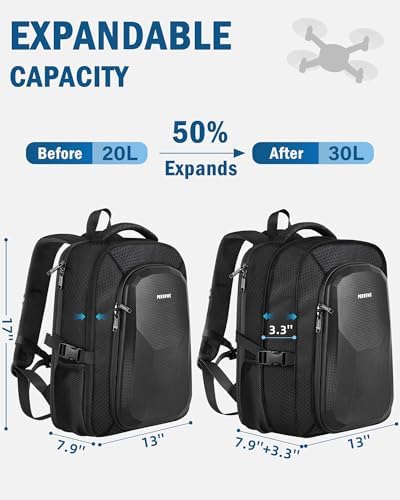PEKREWS Potensic Atom 2용 케이스, Atom 2/SE/3-Axis/LT용 대형 백팩 — 사진 6