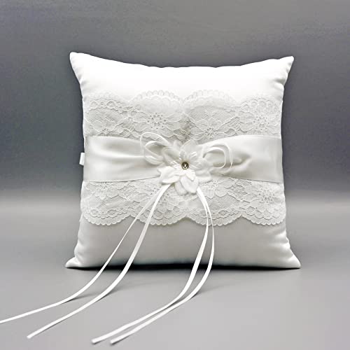 Betaulife Wedding Ring Pillow, Ring Bearer Pillow,Ring Bearer Cushion For Wedding Party (R0707) #TOP6