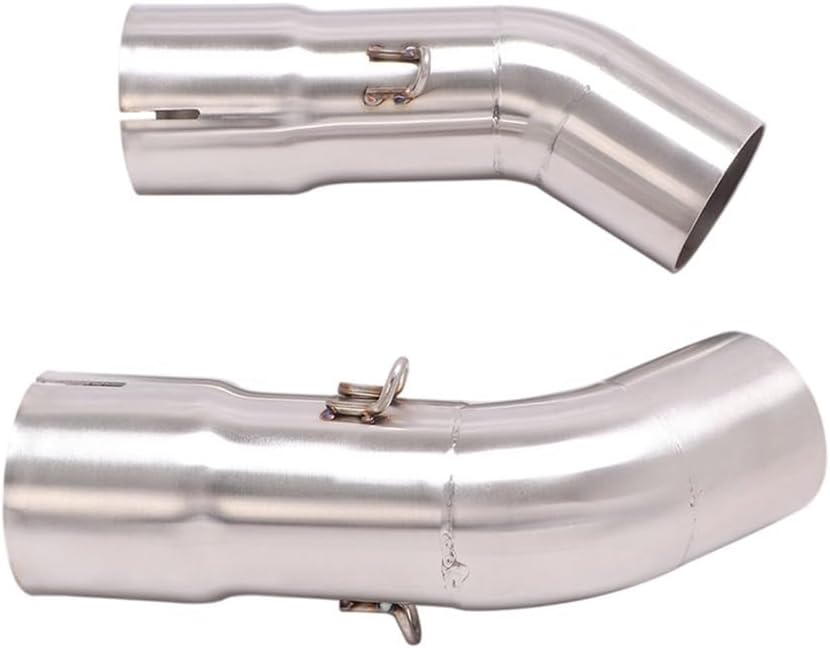 バイク用エキゾーストサイレンサー 排気管オートバイミドルリンクチューブスリップオン 51 ミリメートルマフラー左右シート下 ドゥカテ