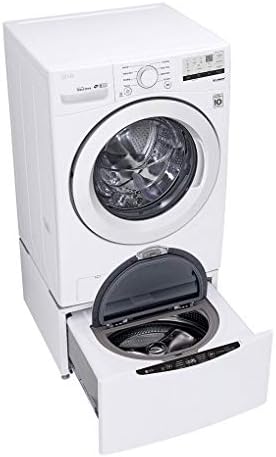 LG WM3400CW 4.5 cu ft Front-Load Washer High-Efficiency, LoDecibelTM Quiet Operation, 6MotionTM Technology, White