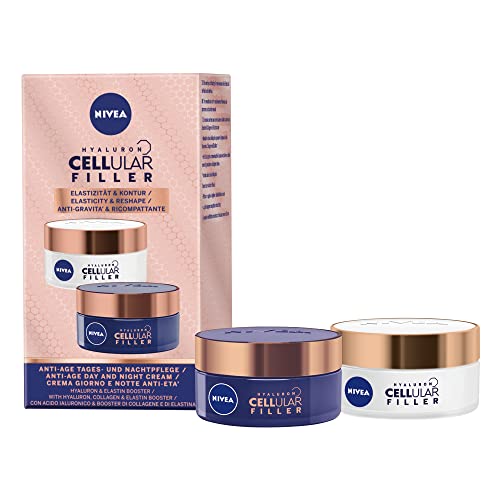 Nivea Cellular Elasticity Duo Pack, Nivea Cellular Elasticity Day Cream And Night Cream, Anti Ageing Face Cream Multipack, Anti Wrinkle Cream, Wrinkle