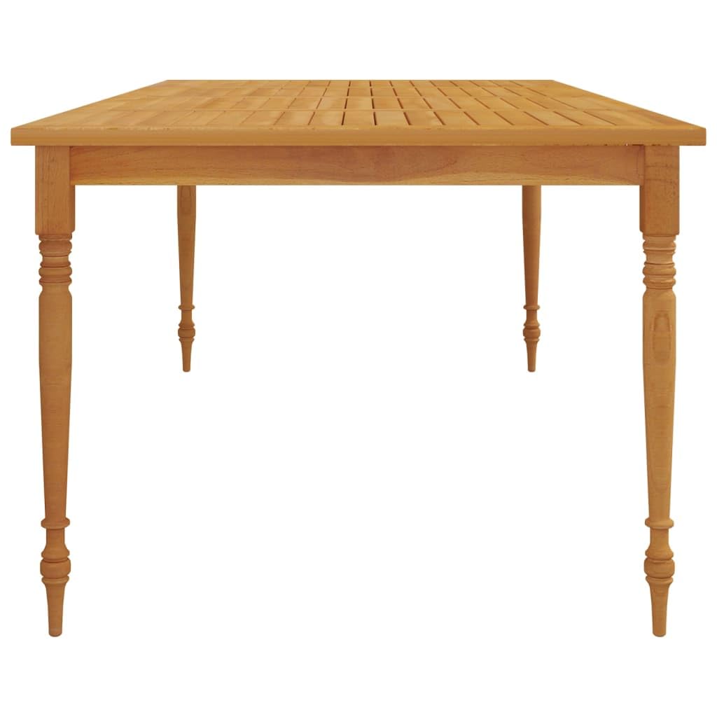 Revera Table Batavia 200 x 100 x 75 cm en bois massif de teck