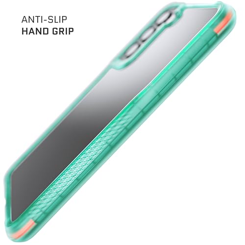 Image of Ghostek Covert Premium Samsung S22+ 5G Phone Case Clear Shockproof Protective Cover Lightweight Transparent Design Hard Tough Designed for 2022 Samsung Galaxy S22+ 5G (6.6 Inch) (Teal)