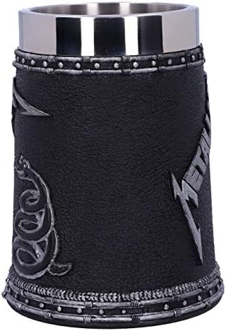 Nemesis Now B5220R0 Officially Licensed Metallica Black Album Tankard, 14.5cm