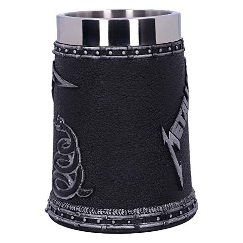 Nemesis Now Stainless Steel B5220R0 Officially Licensed Metallica Black Album Tankard, 14.5cm,5.3 tons by Nemesis Now - Image 4