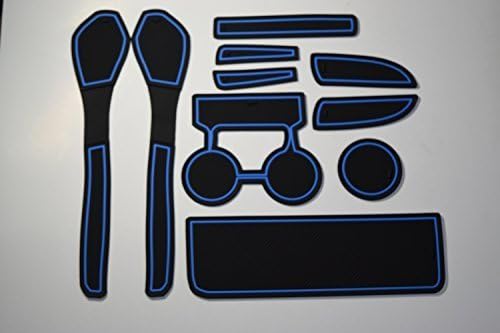 KINMEI Nissan March MARCH K13 blue specially designed interior door pocket mat drink holder slip non-slip storage space protection rubber mats Nissan NISSANk-45