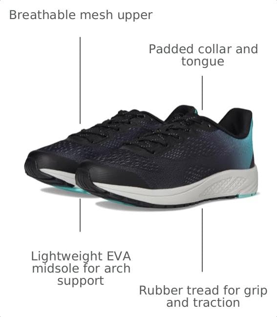 Image of Propet Womens One Evolve Walking Walking Sneakers Shoes - Black