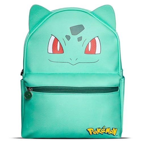 Difuzed Unisex's Pokémon-Novelty Mini Backpack-Bulbasaur, one Size