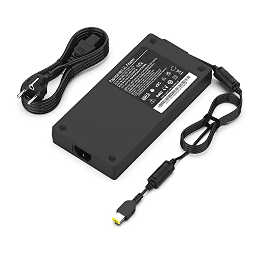 230W Cargador para Lenovo Ideapad Legion 5 7 Y520 Y540 Y540-15 Y540-17 Y545 Y545-PG0 Y730 Y740 Y900 Y910 Y920 Y7000 ThinkPad P50 P51 P53 P70 P71 ADL230NLC3A ADL230NDC3A 20V 11,5A Portátil Adaptador Cover