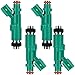 SCITOO Fuel Injectors Kits, 12 Hole New OEM Green 23250-21020 Fuel Injector fit 2001-2009 Toyota Prius,2000-2005 Toyota Echo,2004-2006 Scion XB XA(Set of 4)