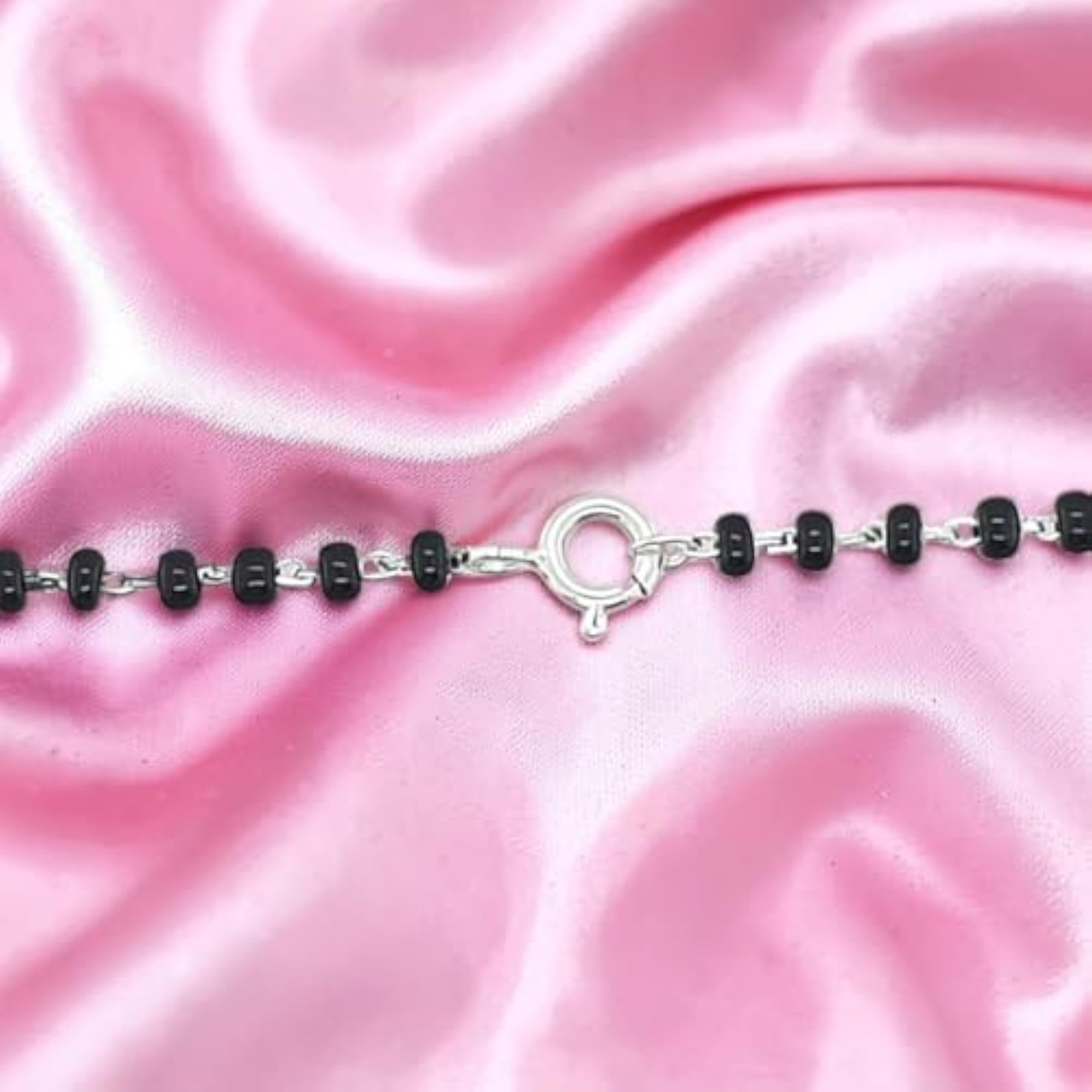 Women's 925 Sterling Silver Sparkling Zircon Design Mangalsutra