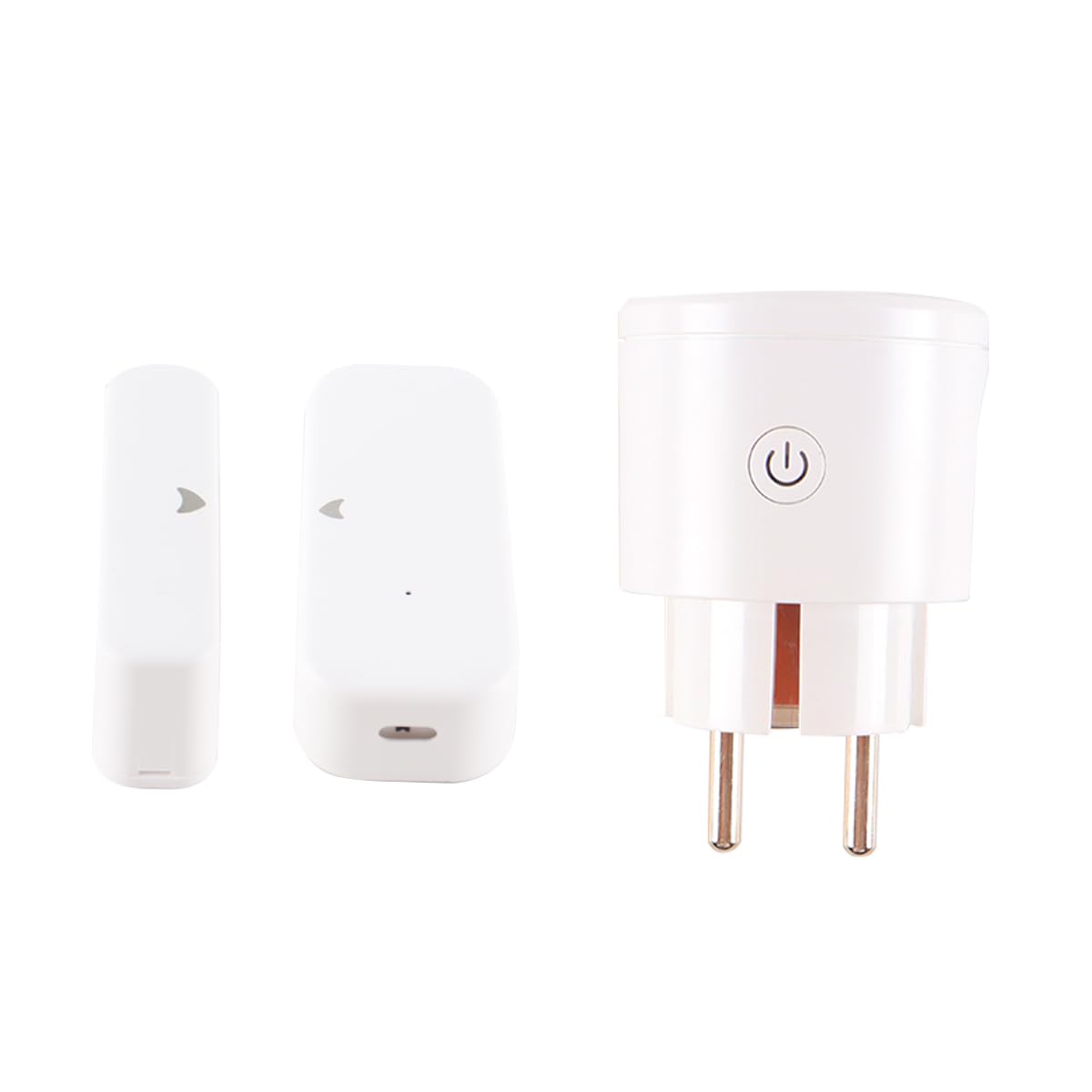 Gorise Kabelloses Abluftsteuerungssystem Mit Magnetischem Fenstersensor Und Funksteckdose 3600W Sicherheitsschalter-Set Für Dunstabzugshauben Kamine Und Garagenbeleuchtung 30-200m