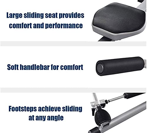 Image of Equipment Home Gym Foldable Rowing Machines Home Rowing Machine Hydraulic Rowing Machine Indoor Multi-Function Sports Fitness Equipment 360