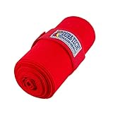 Dura-Tech Standing Wraps for Horses | Color Red | Optimal Comfort & Support | Ideal for Post-Exercise & Trailering | Right Tension Application | Secure Closure